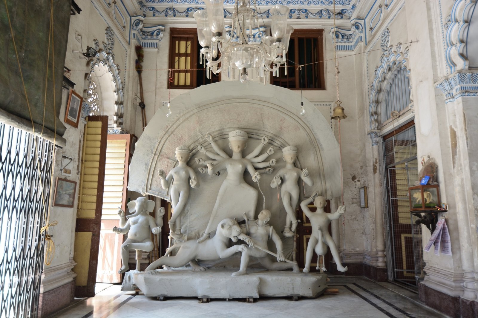 শোভাবাজার রাজবাড়ির দুর্গাপ্রতিমা